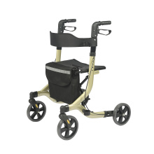 Rollator de pliage en aluminium en aluminium pour les adultes utilisés