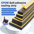 نوار مهر و موم خود چسبنده EPDM مستطیل مربع مربع