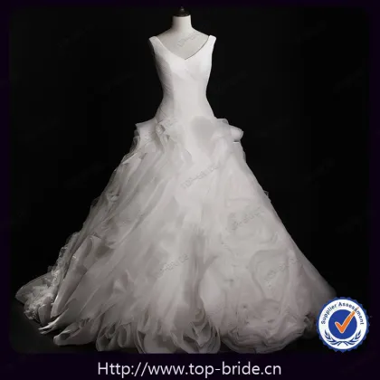 s1426 Real Fashion Designer Vera Wedding Dresses 2014