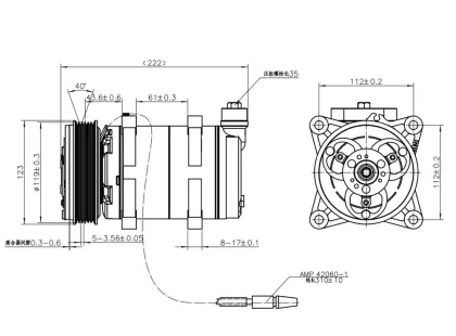 DKS-HD Series Heavy-Duty Air Conditioning Compressor
