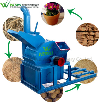 WEIWEI sawdust packing machine oak tree wood chipper