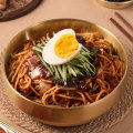 Zhajiangmian instant noodles noodles served with bean sauce