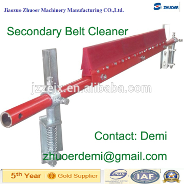 Secondary Conveyor Belt Cleaner / Scraper with PU Blade for Conveyor Return Belt Clean