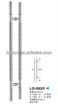 Captn C-LD5025 New designs stainless steel commercial glass door handles