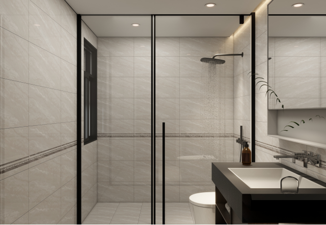 Toilet wall tiles