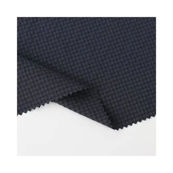 Waterproof Polyamide and Polyester T800 Bubble Grid Fabric for Men's Casual Jackets