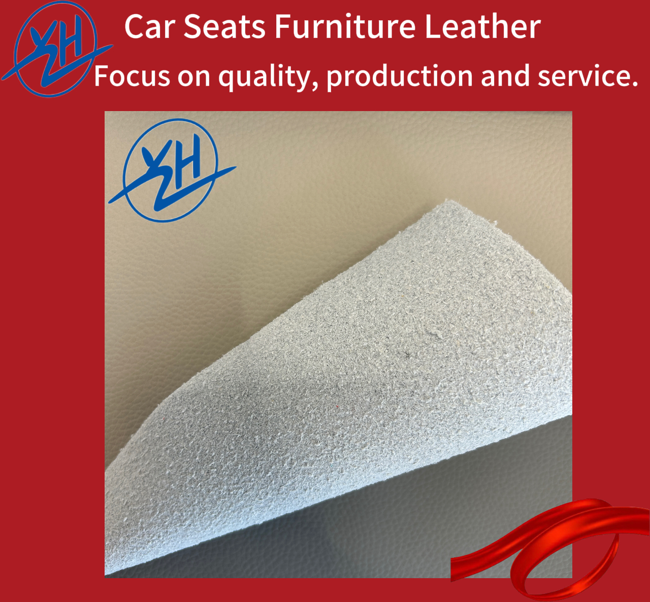 Cuero de tapa del asiento del automóvil de 0.95 mm