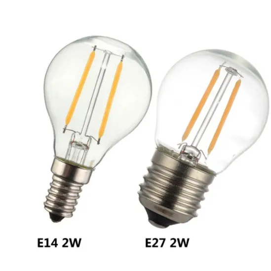 Wholesale Dimmable LED Filament Bulbs E26 E27 E14 E12 G45 2W 4W 6W