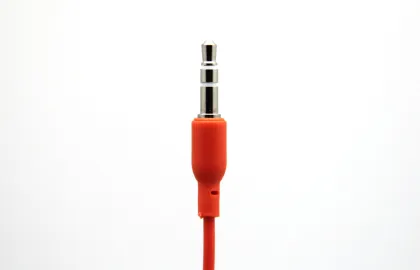 Black Wired Stereo In Ear Monitor Headphones For Mp3 Players