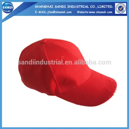 customized baseball led cap with built-in led light