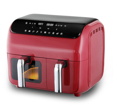 8L air fryer basket double basket industrial kitchen air deep fryer dropshipping double air fryer