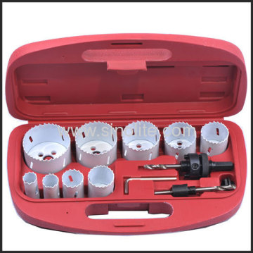 13pcs Journeyman's Hole Saw Kit, 3/4" 7/8" 1-1/8" 1-3/8" 1-1/2" 1-3/4" 2" 2-1/4" 2-1/2"(19-22-29-35-38-44-51-57-64mm ) 