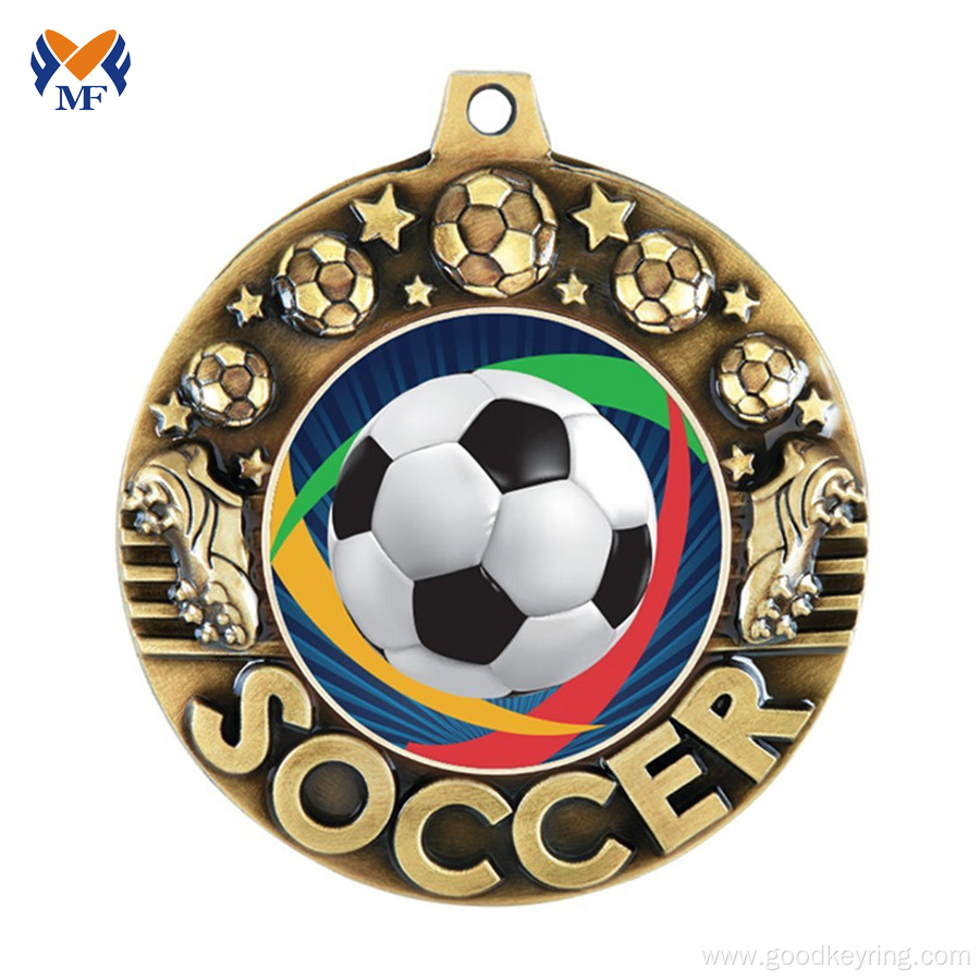 Cheap soccer sports trophies football medals for sale