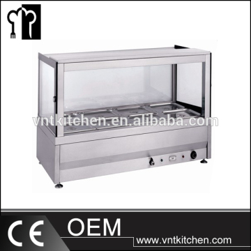Buffet Edelstahlglas Top Food Display Ausrüstung