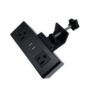 Computer Desk Power Strip with USB A+C Outlets - Extension Cord with TV