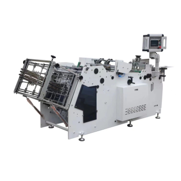 In Stock Automatic Full Servo Paper Food Lunch Burger Box Erecting Machine for Pizza and Strawberry Boxes