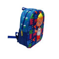 شعار مخصصة دائم الاطفال عربة حقيبة مدرسية مع 3D الطباعة