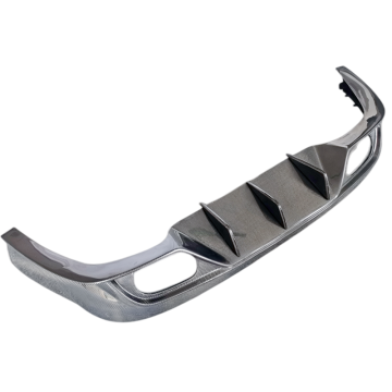 Jaguar F-Pace Replacement Carbon Fiber Rear Bumper Lip and Diffuser