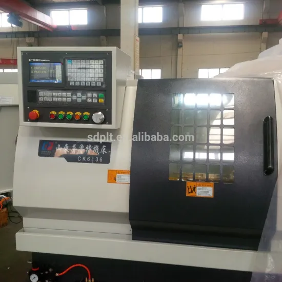 CK6136 CNC Lathe machine with pneumatic collets