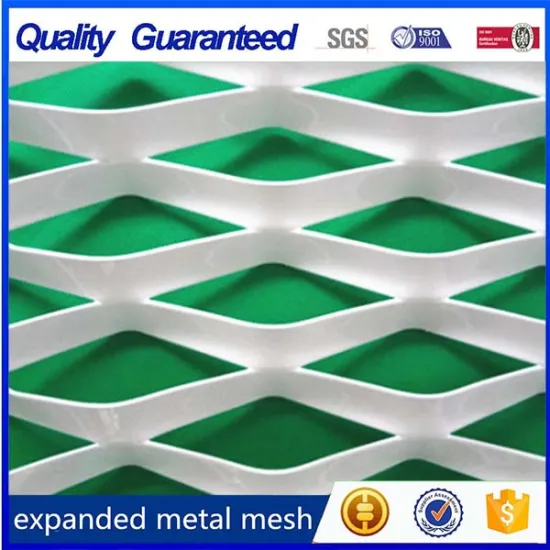 powder coated wall mesh aluminum expanded decoration mesh factory
