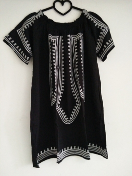 Ladies viscose Printing Tentera Laut Bungkus