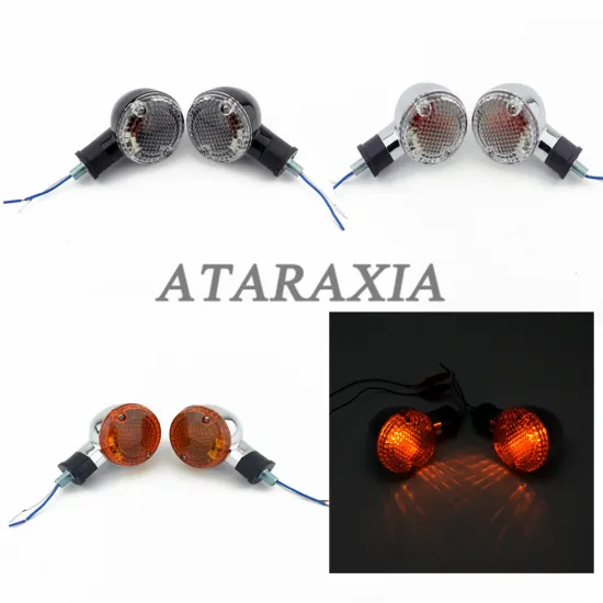 Motorcycles Turn Signals Indicators Black Blinker Lamp Cafe Racer Light Bulb for YAMAHA Bolt XVS950 R/C Spec 2014-2018 2017 2016