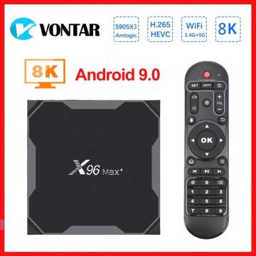 Vontar 8K Smart TV Box Android 9.0 X96 Max + Amlogic S905x3 Media Player 4GB 64GB X96Max Plus TVBOX Set top Box QuadCore 5G Wifi