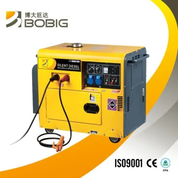 silent diesel welding generator 120A