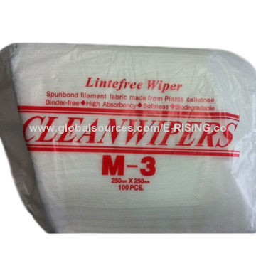 25cm x 25cm Lint-free Clean Room Wiper with Anti-static Function