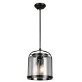 12 Inch Glass Lantern Lamp Semi-flush Mount