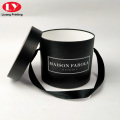 Black Cylinder Paper Round Box Pakiet niestandardowy logo