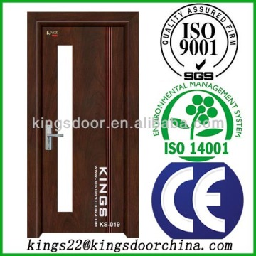 office wood door with glass