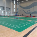 Lantai olahraga PVC dalam ruangan untuk lapangan bulu tangkis tenis