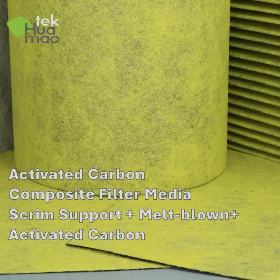 Multifunctional Cabin Filter Material Cloth Yellow