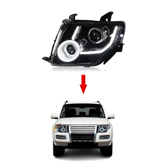 XT Upgrade LED Dynamic Signal Headlight Front Lamp Assembly for Mitsubishi Pajero V97/V93/V87 (2009-2021) - Plug and Play