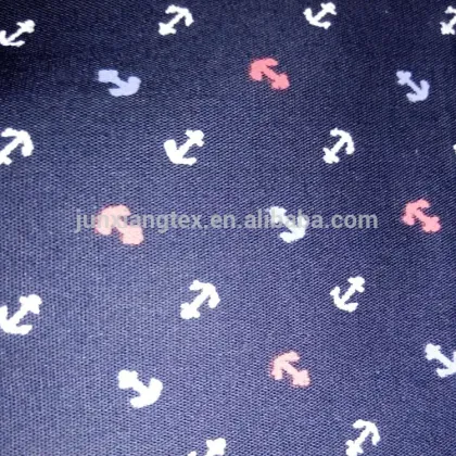 TC65/35 45X45 133X72 Printed shirt fabric Printed shirt fabric new Anchors design zara HM