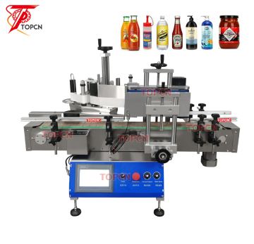 Topcn Tabletop Automatische Wasserflaschenaufkleber -Etikettenmaschine