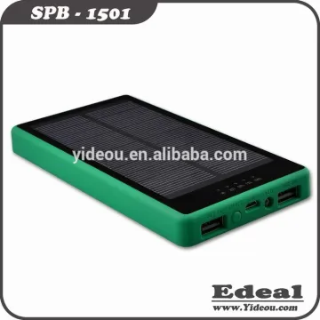 7000mAh solar power bank charge via sunlight