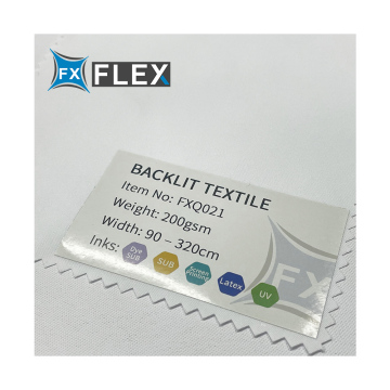 FLFX Printing Backlit Polydex Sublimation Fabric 200gsm for Light Box