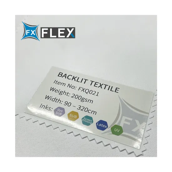 FLFX Printing Backlit Polydex Sublimation Fabric 200gsm for Light Box