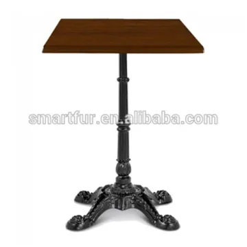 Antique Cast Iron Table Base Furniture Leg