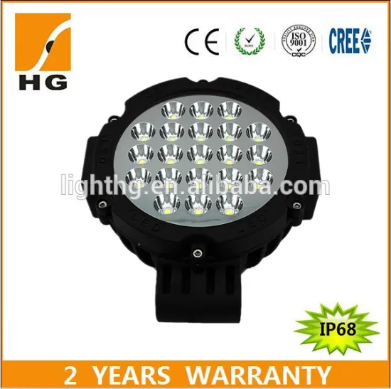63w led work light 7inch round lamp for ATV Truck