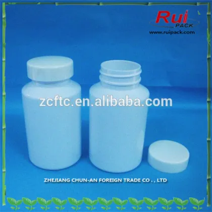 Transparent yellow PET medicine pills bottle 100ml 200ml 250ml 300ml
