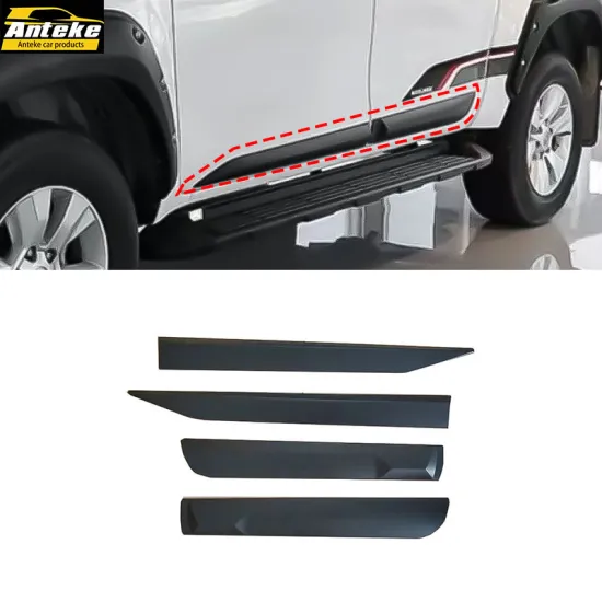 OEM Car ABS Carbon Fiber Chrome Exterior Accessories for Toyota Hilux Door Decorative Bright Strip
