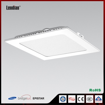 Factory price dimming 12W ultra slim recessed SMD LED panel light fixture