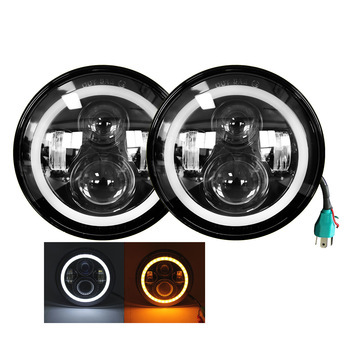 E-Mark Approved Turn Signal Amber H4 12V 24V LED Headlight