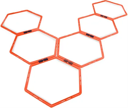 Hex Agility Ladder Hexagon Ring Agility Hurdles