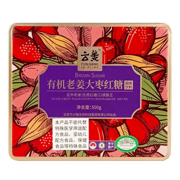 500 g de azúcar de dátil rojo y jengibre orgánico