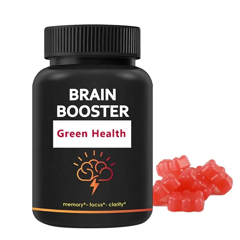 OEM/ODM Pectin Brain Clarity Boost Immune Support Memory Focus Lions Mane Gummies