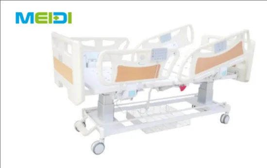 Electric hospital bed-double column